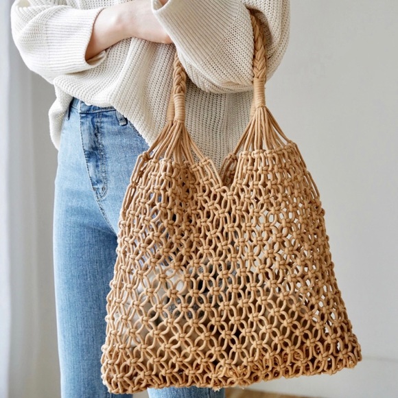 Urban Outfitters Handbags - Straw Summer Tote Bag